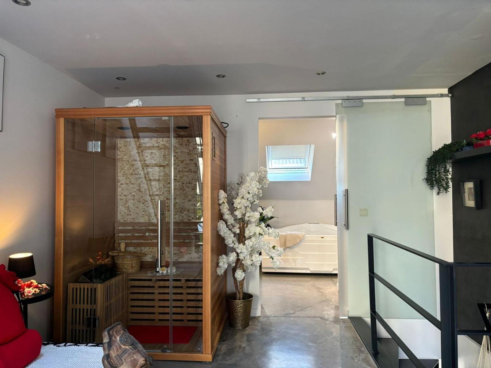 Apartmán Wellness Loft With Sauna, Jacuzzi, Roof Terrace & Amazing View Antverpy Exteriér fotografie