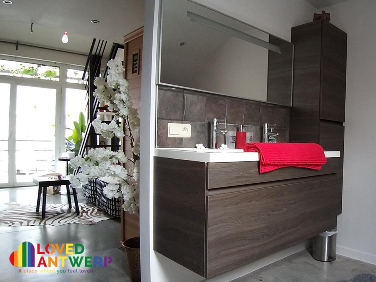 Apartmán Wellness Loft With Sauna, Jacuzzi, Roof Terrace & Amazing View Antverpy Exteriér fotografie